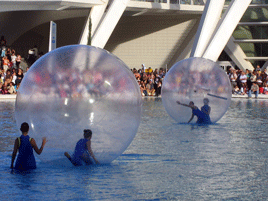 aquatique sphere gonflable