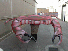 crabe 4 m de diametre gonflable