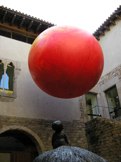 musée sphère gonflable