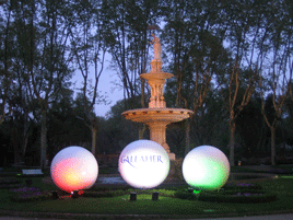 spheres decoratives gonflables