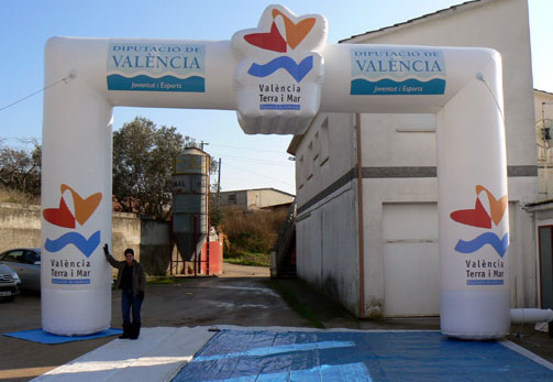 Arche gonflable - installation exemple