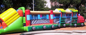 Train gonflable pour enfants