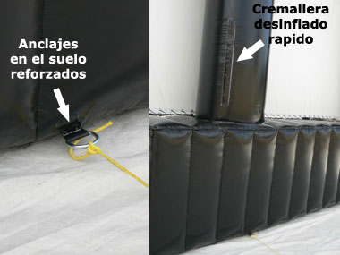 écrans gonfables de grand format