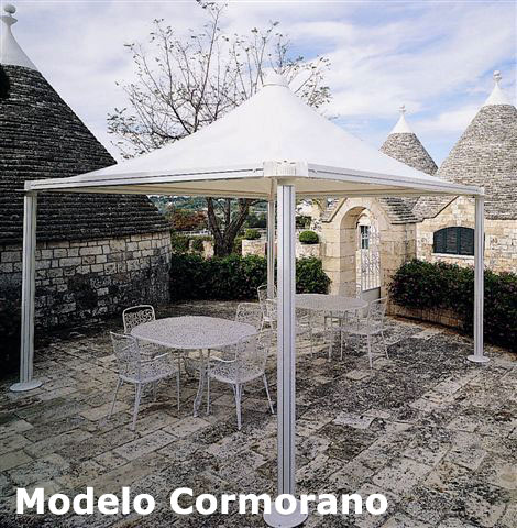 Tente Cormorano — détails structure